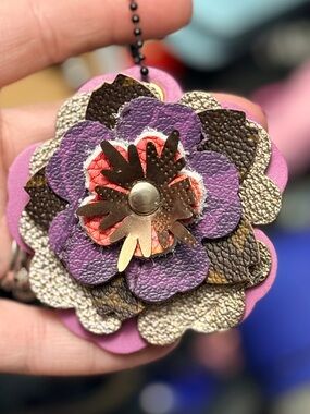 Handmade Floral Bag Charm